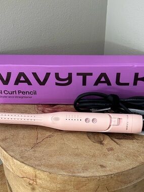 Wavytalk 0.65 Inch Pencil Flat Iron with 360 Degree Cool Airflow, Mini Hair Stra